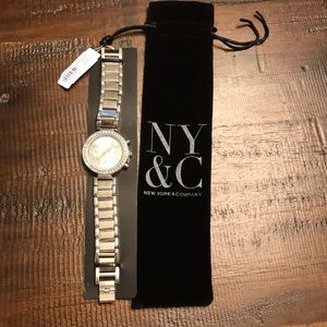New York and Company silver watch
